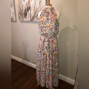 Beautiful Colorful Maxi Dress by Julia Jordan. Size 10